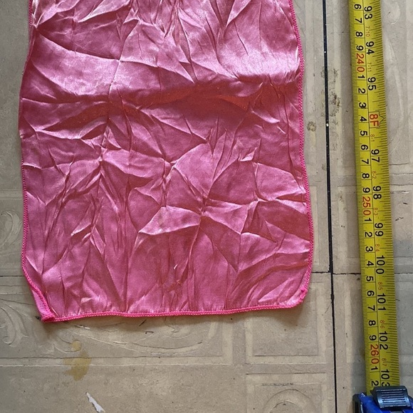 CHAIR TIES - 100 PINK Crush Iridescent 2 Sided Ties - Picture 8 of 10